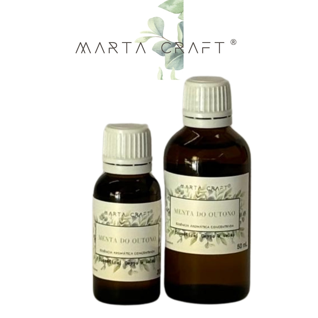 Essência aromática concentrada para Velas e Sabonetes e Gesso - Menta do Outono