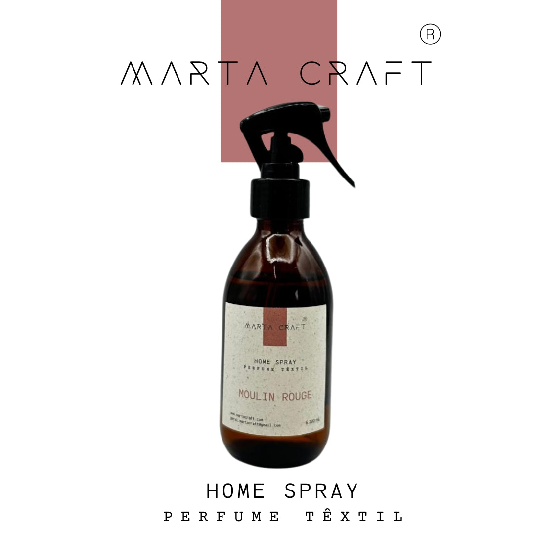 Home spray |Perfume Têxtil - Moulin Rouge | 200 mL