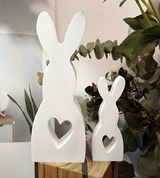 P010MS - Molde - Conjunto 2 Coelhos da Páscoa