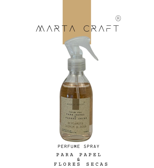Perfume para Papel | Bergamota Jasmim & Rosa | 200mL