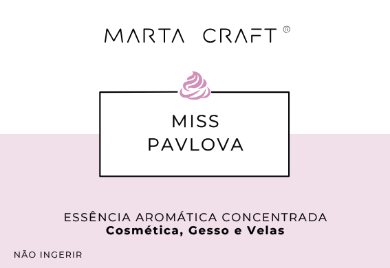 Essência aromática concentrada - Miss Pavlova