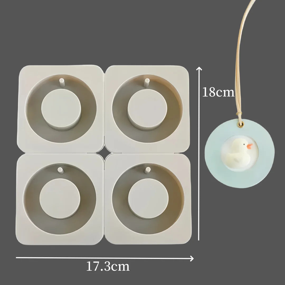 FC053MS -Molde de 4 Cavidades em Forma Geométrica