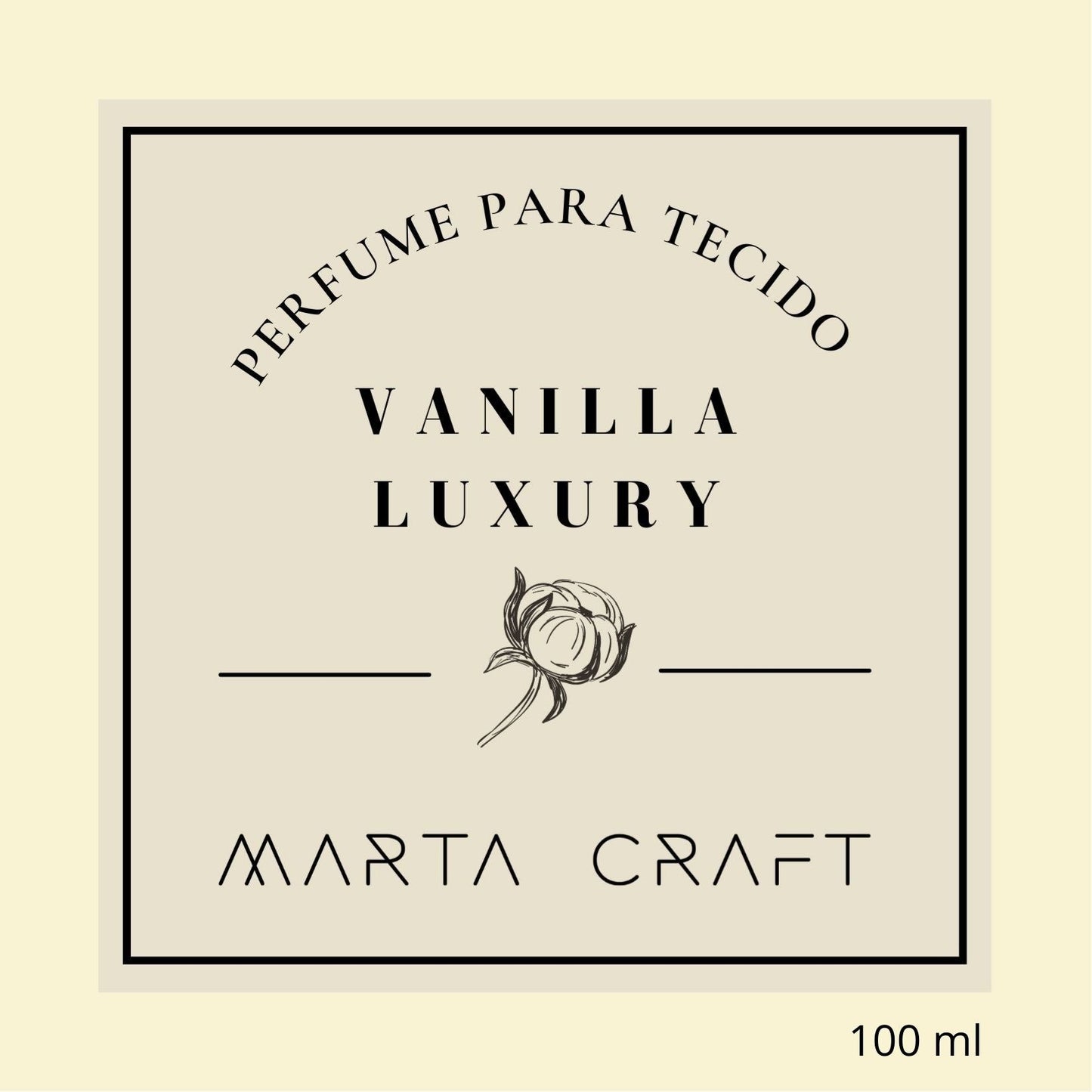Perfume Têxtil - Vanilla Luxury - Amostra 5 mL