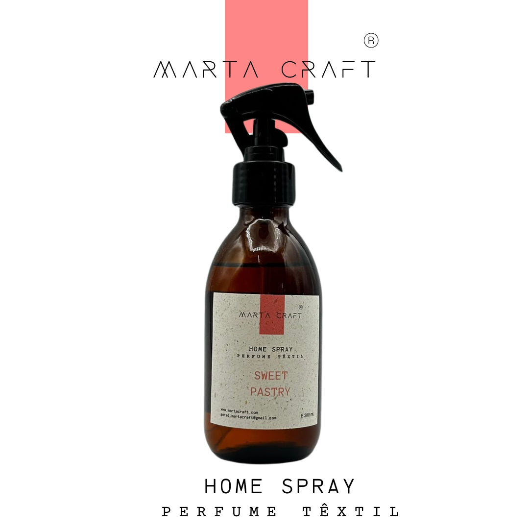 Home spray |Perfume Têxtil - Sweet Pastry | 200 mL