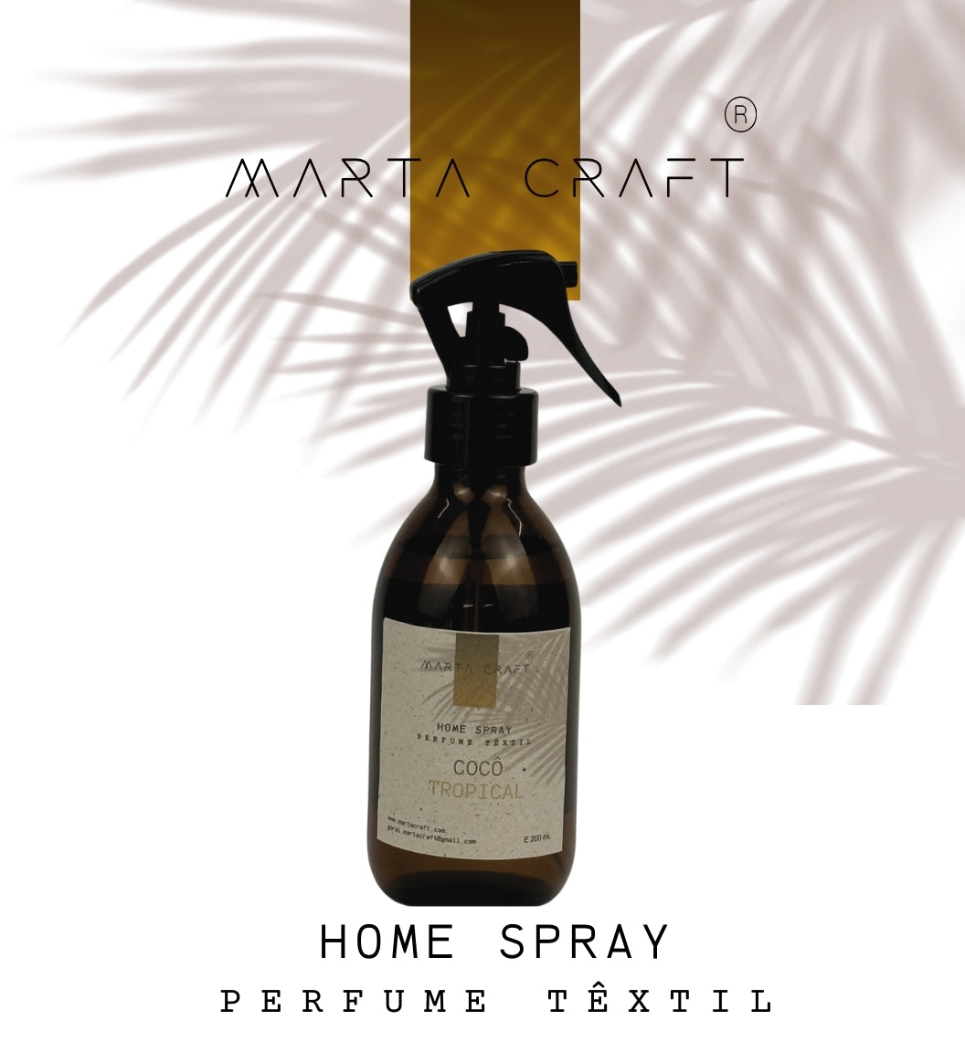 Home Spray | Perfume Têxtil - Côco Tropical | 200 mL