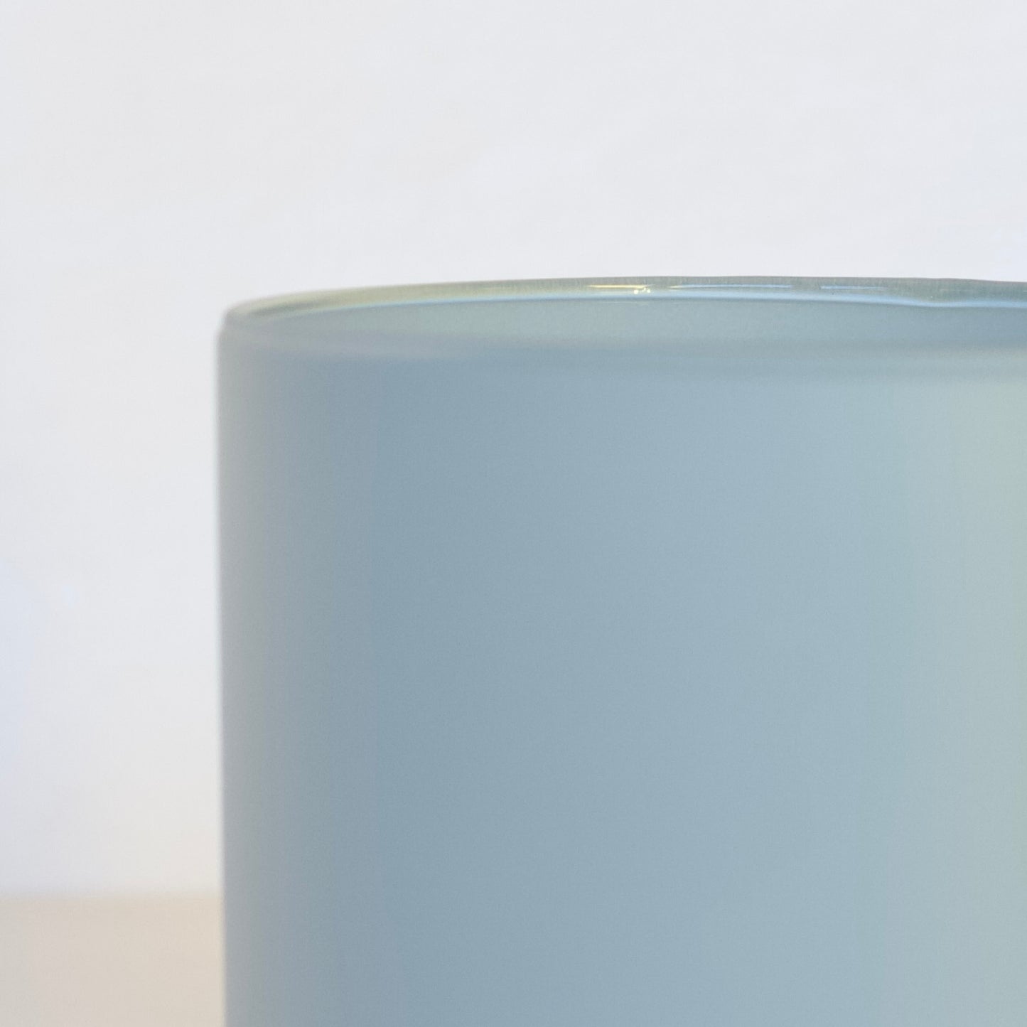 | Pote de Vidro Boca Larga 100*80mm Azul