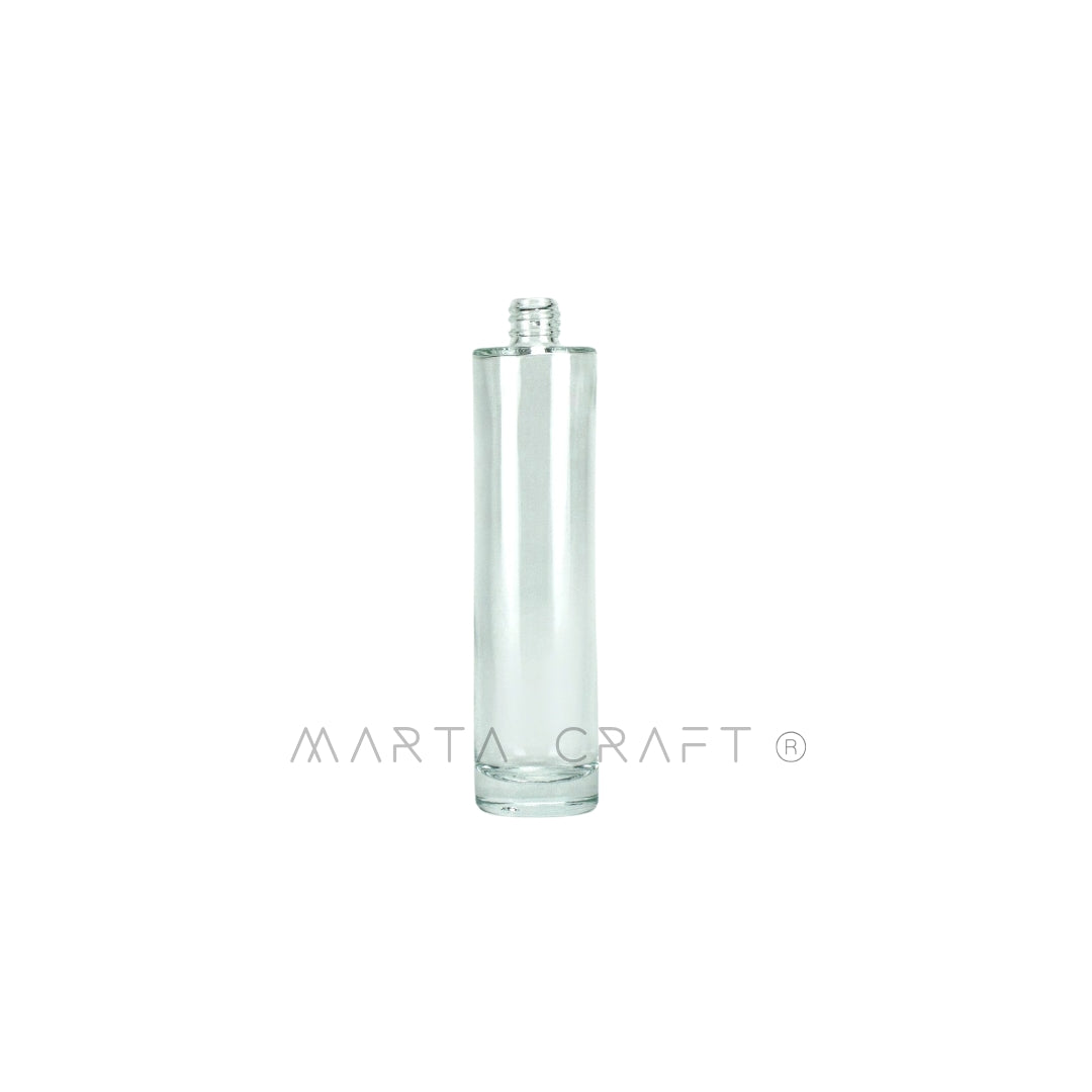 Frasco Vidro Transparente Perfume 30mL/ 100mL - Redondo