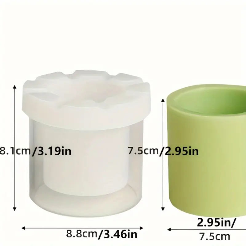 V032MS- Molde Silicone Vela de Copo