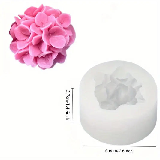 F115MS- Molde Flor hortênsia