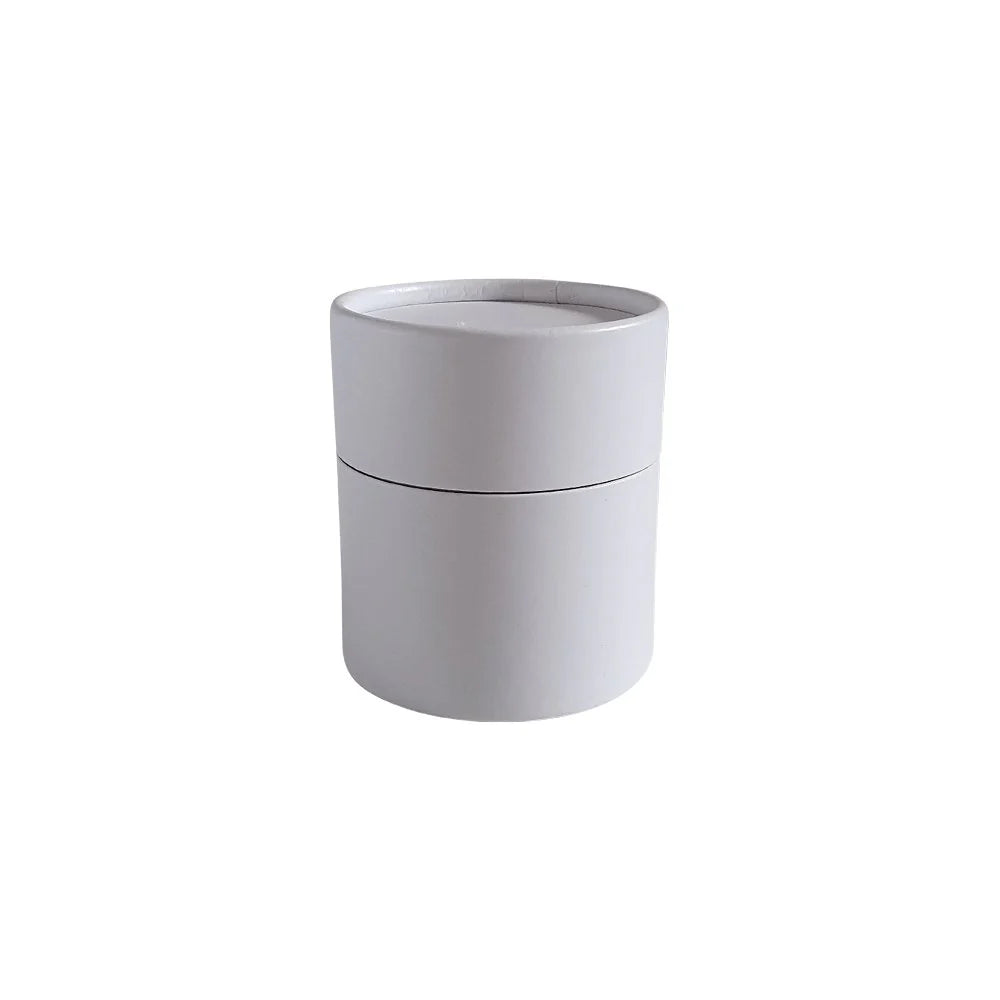Embalagem tubo de papelão - 66*76 mm (170 ml) - Preto/ Branco/Marrom Kraft (fosco)