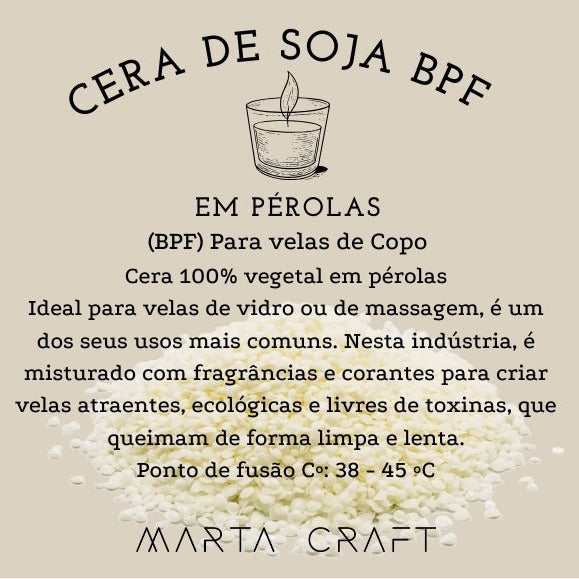 Cera de Soja CS-50 - BPF - P/ Copo