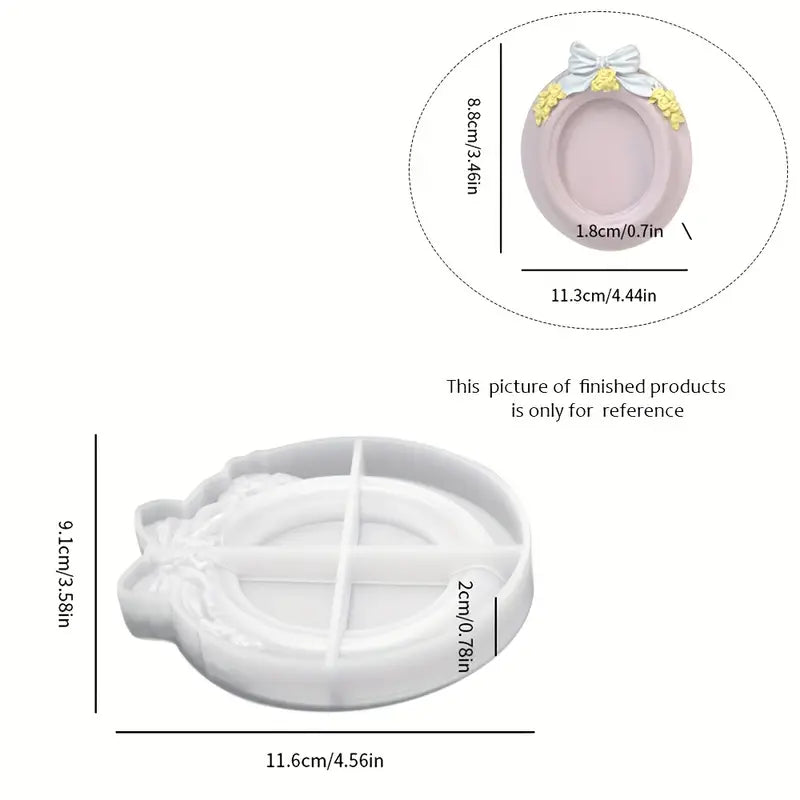 MF082MS- Molde Moldura com laço