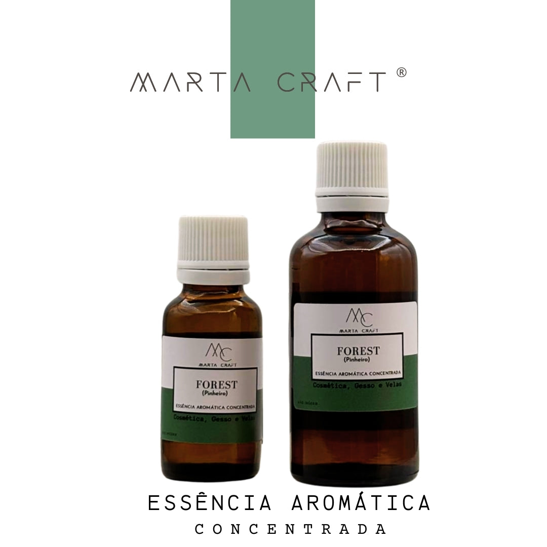 Essência aromática concentrada para Velas e Sabonetes e Gesso - FOREST (Pinheiro)
