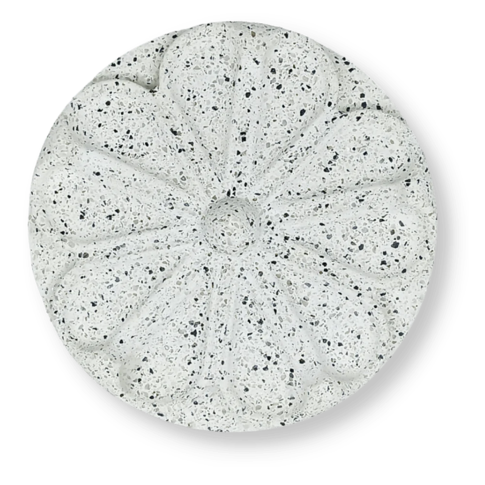 Cimento acrílico de efeito pedra - Resina Orgânica - SILVER GRAY GRANITE BASE- 600 GR