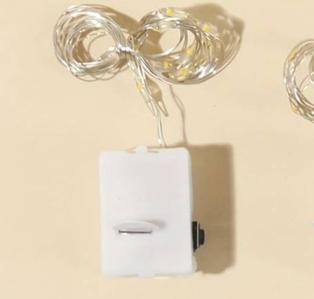 Micro LED-guirlanda de luzes com fio - luz Amarela - 1 M