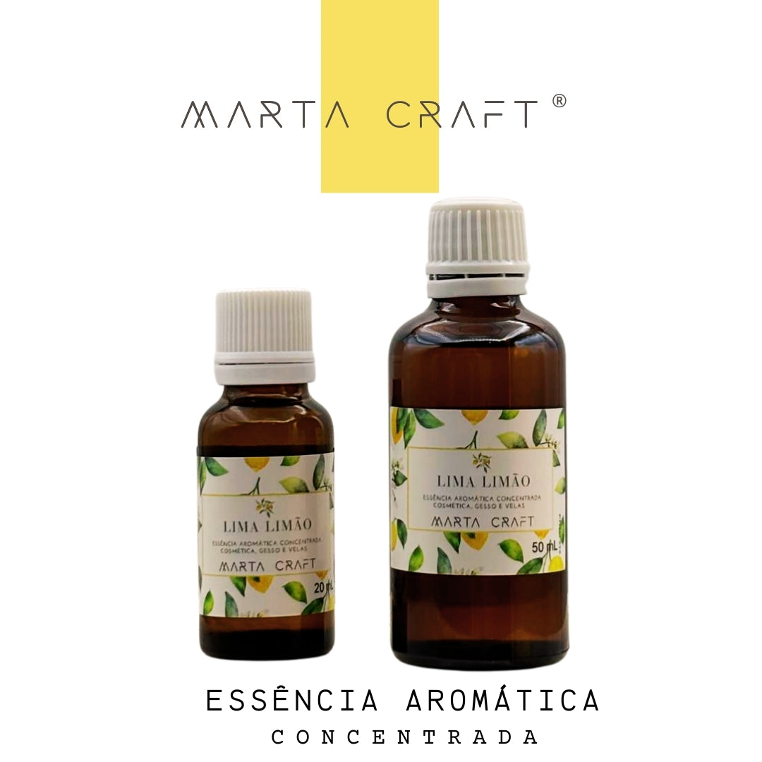 Essência aromática concentrada para Velas e Sabonetes e Gesso - LIMA LIMÃO
