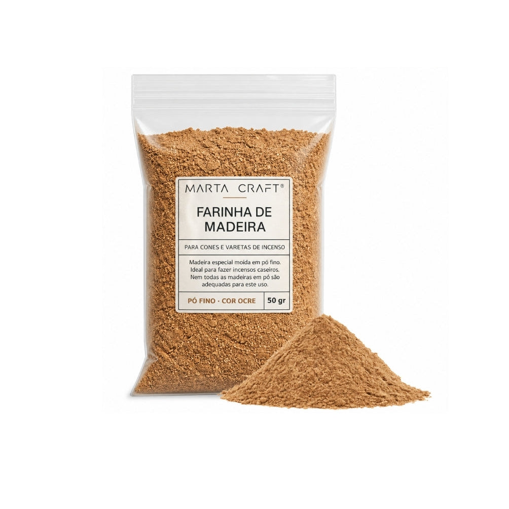 Farinha em pó de madeira especial incensos