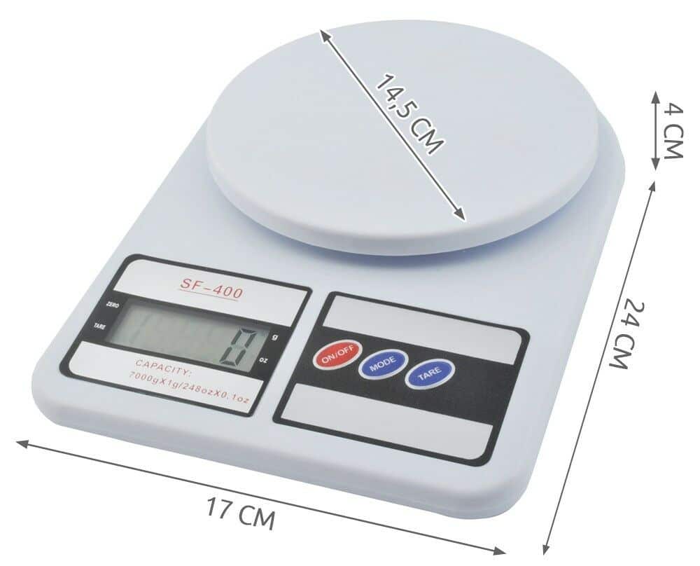 Balança digital de 1g a 7kg