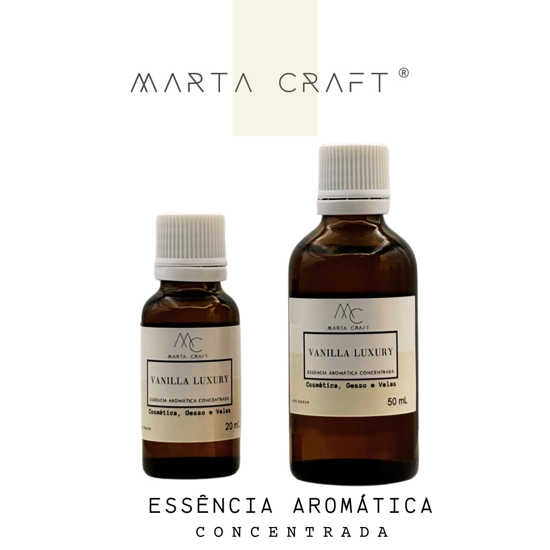 Essência aromática concentrada para Velas e Sabonetes e Gesso - VANILLA LUXURY