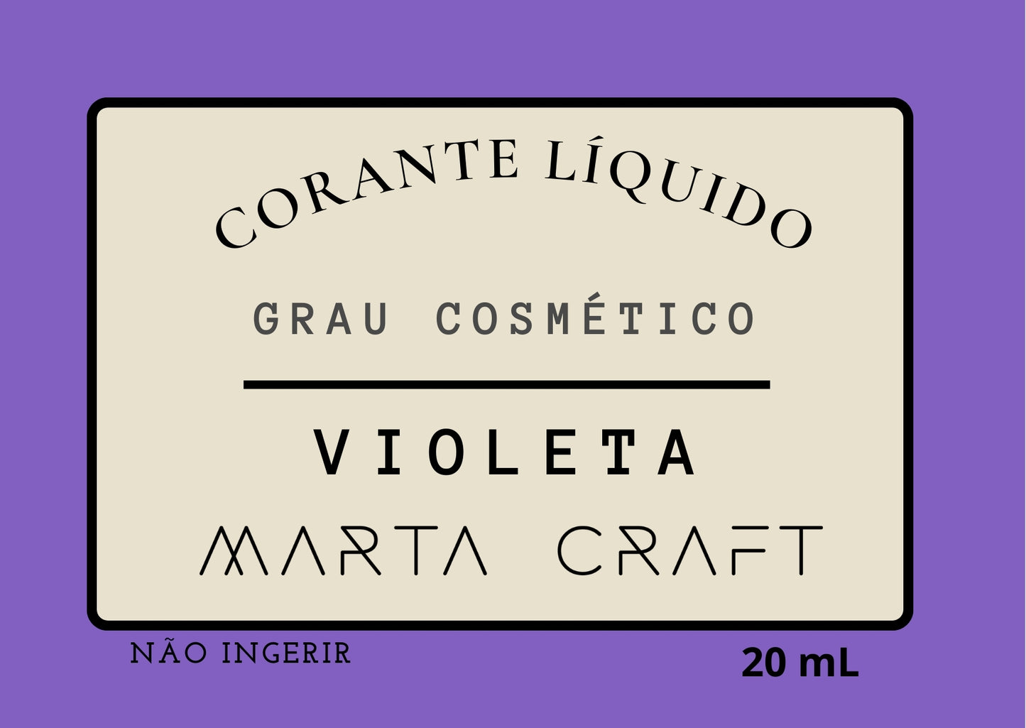CORANTE LIQUIDO CONCENTRADO| GRAU COSMÉTICO | 20 mL