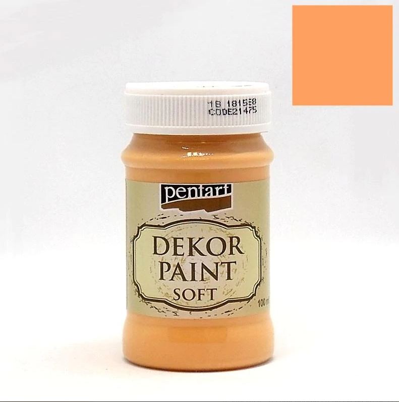 CHALK PAINT - MINT - 100ml - PENTART - TINTA DE GIZ - TANGERINA- 21475
