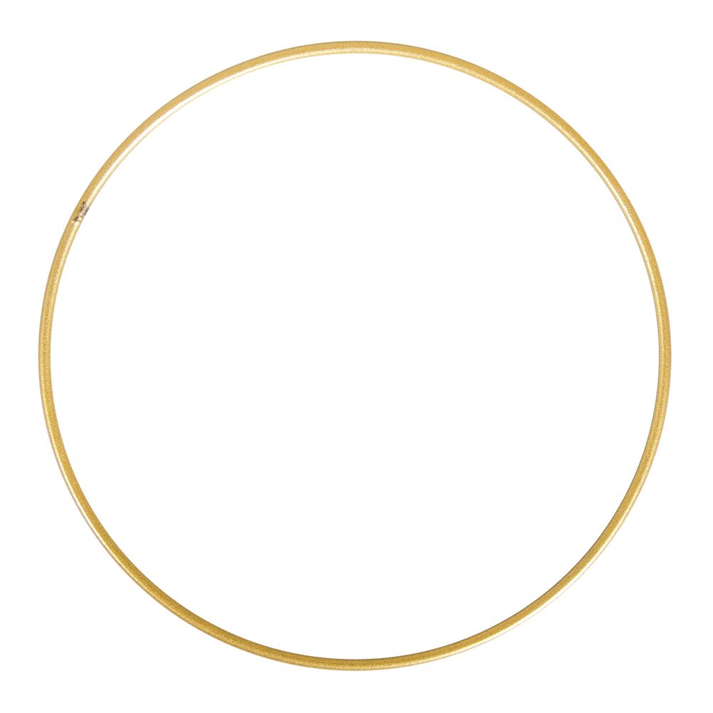 Aros Anéis de metal revestido a Branco / Dourado – 30 | 25 | 20 | 15 | 10 cm Caça Sonhos
