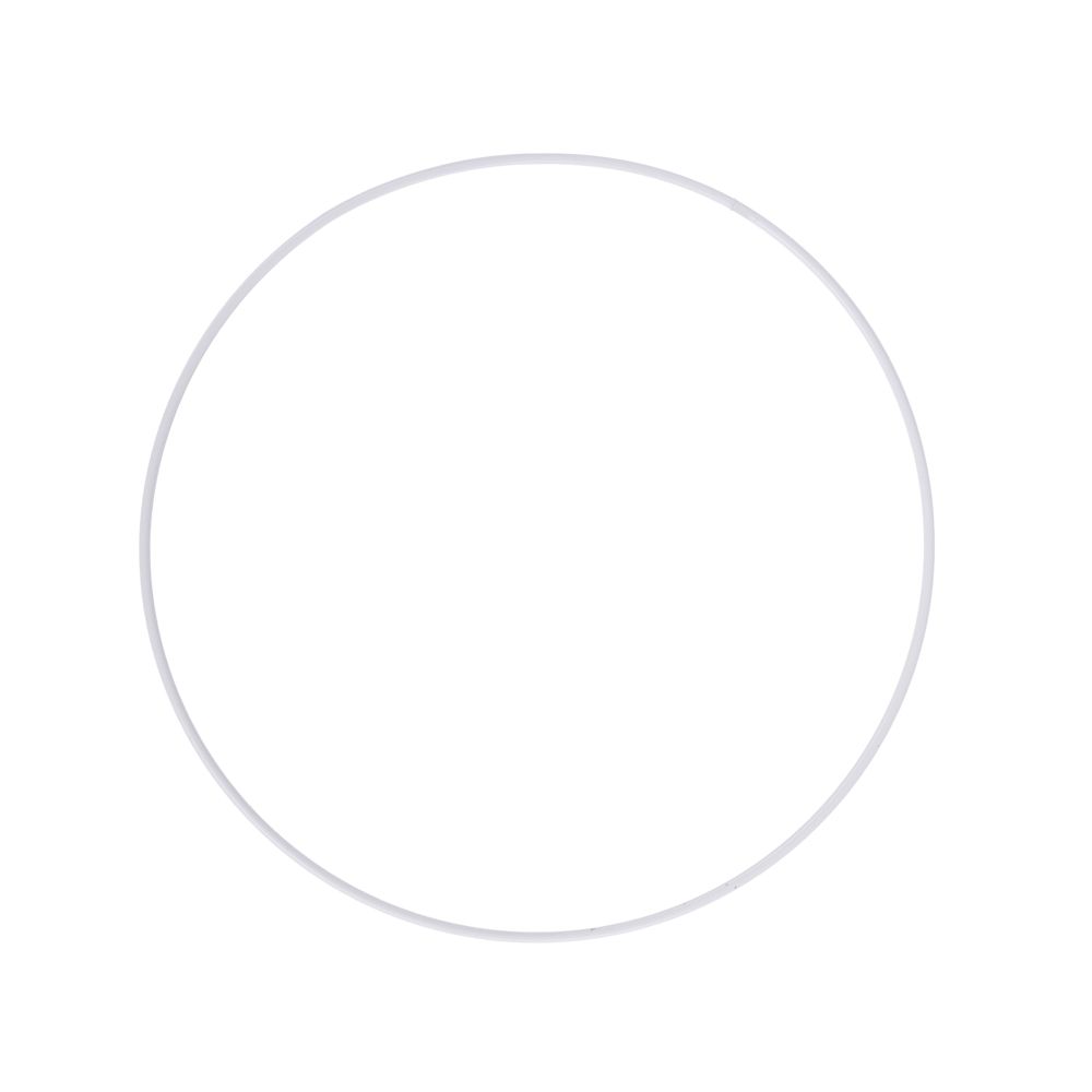 Aros Anéis de metal revestido a Branco – 60 | 50 | 45 | 40 | 35 cm Caça Sonhos