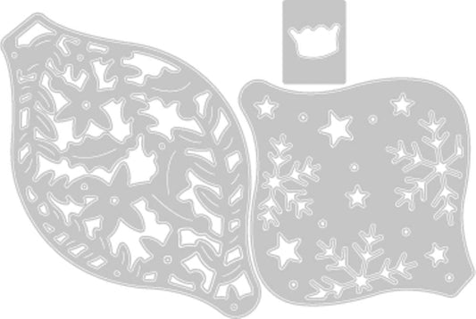 SIZ 663411 - Cortante Sizzix Thinlits Lâmpadas Natalícias by Emily Tootle