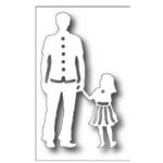 AM002 - Pai + Filha - Metal Die Cut