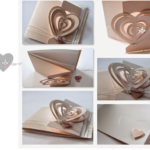 AM082 - Coração 3D - Metal Die Cut