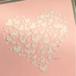 AM088 - Coração c/ Relevo - Metal Die Cut