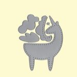 AN042 - Unicórnio - Metal Die Cut