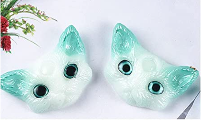 AN074MS- Cara Gato, Epóxi - Molde de Silicone