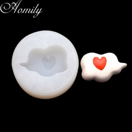 AN087MS -Casal Pato molde de silicone amor
