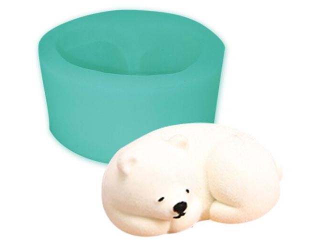 AN096MS - Urso Polar 3 Modeloes escolher Molde de silicone