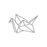 ANP002 - Pássaro Origami Geométrico - Metal Die Cut