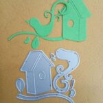 ANP035 - Pássaro + Casa - Metal Die Cut