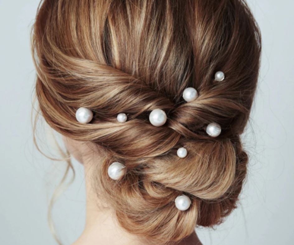 APM027 -5 pçs – Grampos de cabelo pérola casamento acessórios para o cabelo