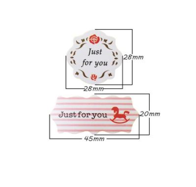 AT013 - Folha com 12 Autocolantes Just For You