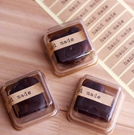 AT031-Zig Zag Selo Adesivos Papelaria Criativa Etiqueta Lable para Handmade DIY Etiqueta Do Presente 7.1x1.2 cm