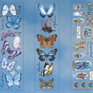 AT062 - 3 pçs/saco borboleta série espécime bala diário decorativo papelaria adesivos scrapbooking