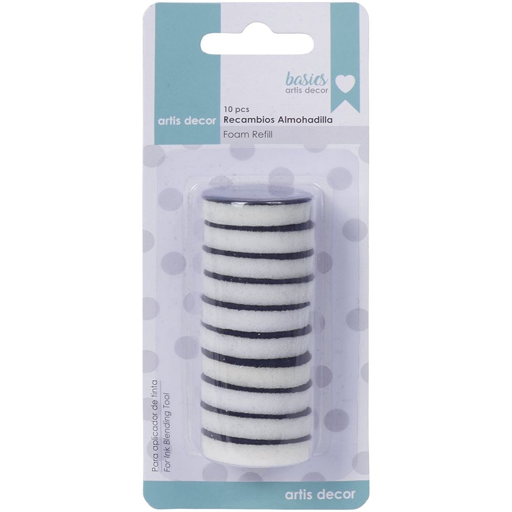 Artis decor 0901000429- PACK 10 ESPONJAS REDONDAS 3CM
