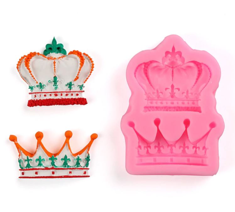B003MS - Set 2 Coroas - Molde de Silicone