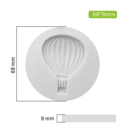 B016MS - Balão de ar quente - Molde de Silicone XMC
