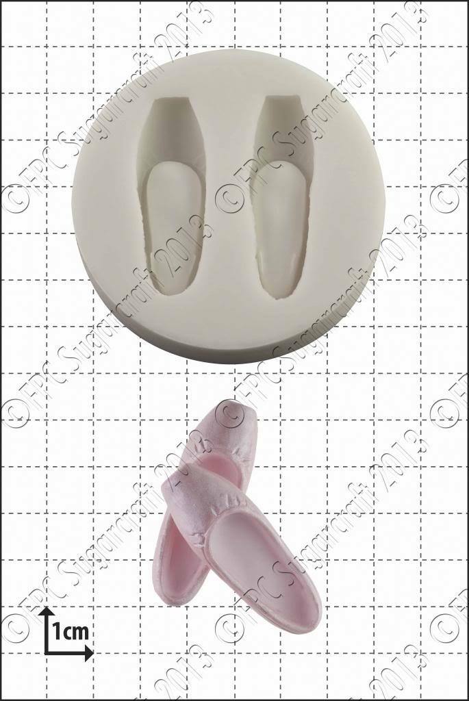 B030MS - Sapatos Ballet - Molde de Silicone