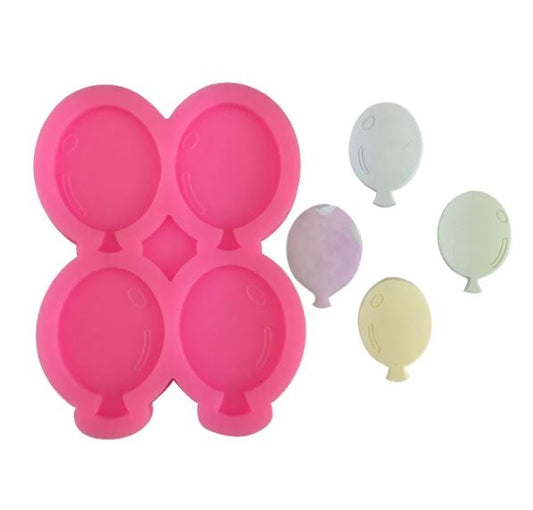 B041MS - Balão 4 PÇS- Molde de Silicone