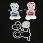 BB011 - Set Bebé c/ Chupeta - Metal Die Cut