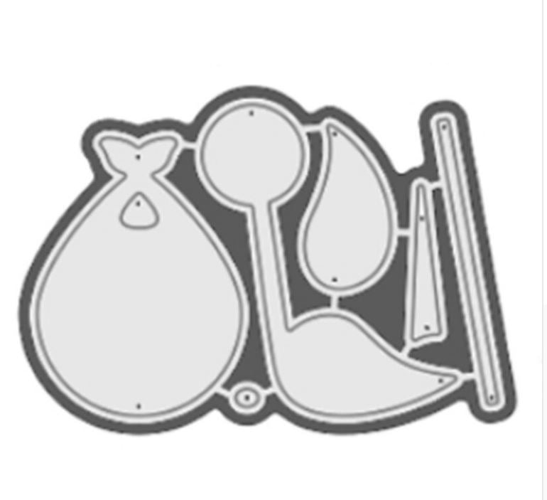 BB040 - Cegonha Bebé - Metal Die Cut