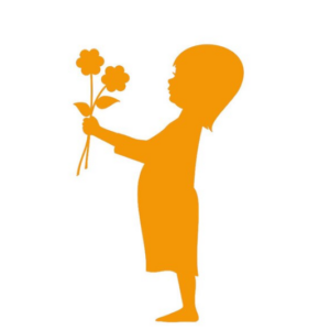 BBM028 - Menina c/ Flores - Metal Die Cut