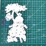 BBM029 - Princesa + Flores - Metal Die Cut